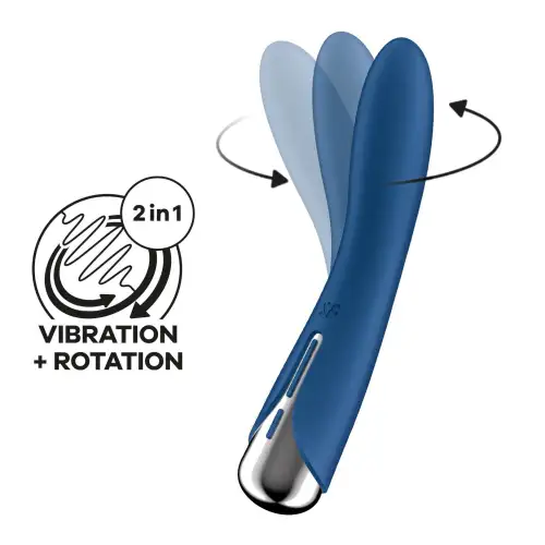 Вибратор Satisfyer Spinning Vibe 1 Blue photo 1