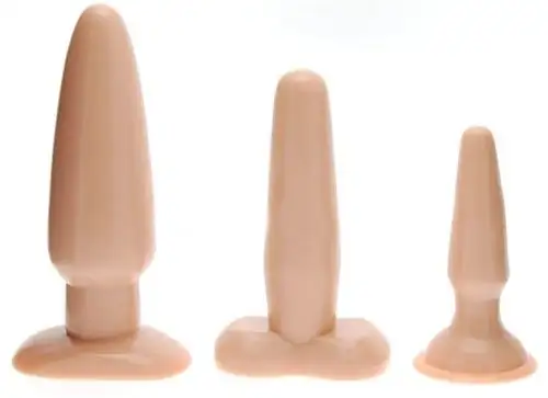 Набор анальных пробок VANILLA DIP BUTT PLUGS photo 1