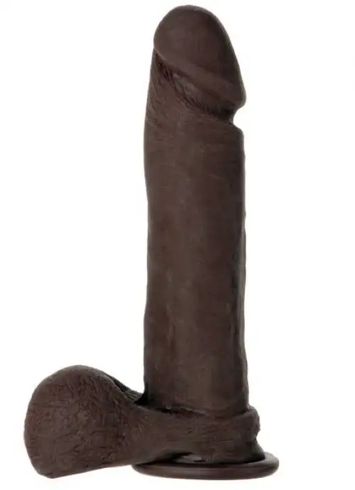Фаллос киберкожа THE REALISTIC COCK UR3 8 BLACK  photo 1