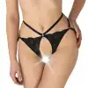 Сексуальные трусики с доступом Art of Sex - Lulu, размер XS-M, Черный photo 2