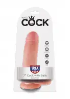 Фаллоимитатор на присоске King Cock 7, 18х4,5 см photo 5