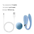 Смартвибратор для пар Zalo — Fanfan set Royal Blue, пульт ДУ photo 6