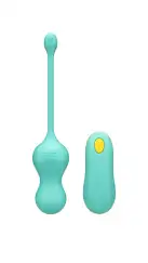 Виброяйцо для точки G с пультом управления Romp Cello Light Teal, водонепроницаемое photo 2