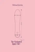 Вибратор с подогревом FairyGasm WowGenie green, подогрев до 42 °C photo 3