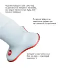 Фаллоимитатор Fun Factory THE BOSS STUB, нежно-голубой, реалистичная текстура, диаметр 4,1 см photo 3