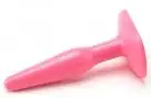 Анальная пробка BUTT PLUG PINK SLIM SMALL photo 3