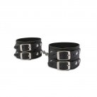 Наручники с двумя ремешками, черные  photo 1