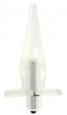 Анальный вибратор POWER BUTTPLUG CLEAR photo 1