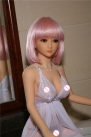 Миниатюрная секс кукла с розовыми волосами - 125 см photo 6