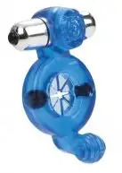 Эрекционная вибронасадка MAGNETIC FULL CONTACT BLUE photo 1