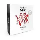 Набор Art of Sex - BDSM Set  Leather, 10 предметов, натуральная кожа, Черный photo 4