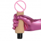 Фаллоимитатор реалистичный с вибрацией 20 см, водонепроницаемый photo 6