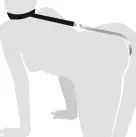 Анальный крюк с ошейником из натуральной кожа Art of Sex - Anal hook, Черный photo 3