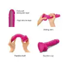 Реалистичный фаллоимитатор Strap-On-Me Sliding Skin Realistic Dildo Fuchsia - L, эффект подвижной photo 2