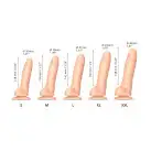 Реалистичный фаллоимитатор Strap-On-Me Sliding Skin Realistic Dildo Vanille - M, эффект подвижной  photo 3