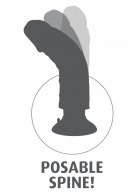 Вибратор Vibrating Cock 10 Inch 22,8х6,3 см. photo 4