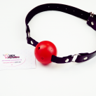 Кляп из эко-кожи с шаром photo 3