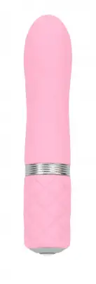 Роскошный вибратор PILLOW TALK - Flirty Pink с кристаллом Сваровски photo 2
