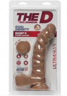 Фаллоимитатор Doc Johnson The D - Ragin D - 9 Inch With Balls - ULTRASKYN - Caramel, диаметр 5,1см photo 2