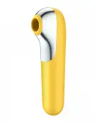 Смарт вибратор и вакуумный стимулятор 2-в-1 Satisfyer Dual Love Yellow photo 1