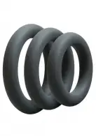 Набор эрекционных колец Doc Johnson OptiMALE 3 C-Ring Set Thick photo 1